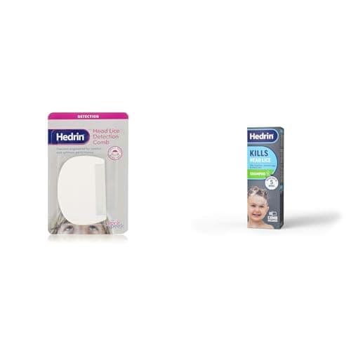 Image of Hedrin Kills Lice Shampoo (1 x 100ml) and Hedrin Detection Comb (1 x comb)