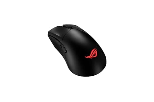 Image of ASUS ROG Gladius III Wireless AimPoint Gaming Mouse, Connectivity (24GHz RF, Bluetooth, Wired), 36000 DPI sensor, 6 programmable buttons, ROG SpeedNova, Replaceable switches, Paracord cable, Black