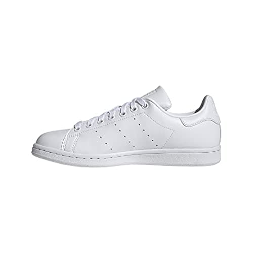 Image of adidas Originals Women's Stan Smith Sneaker, White/Halo Blush/Acid Red, 6.5
