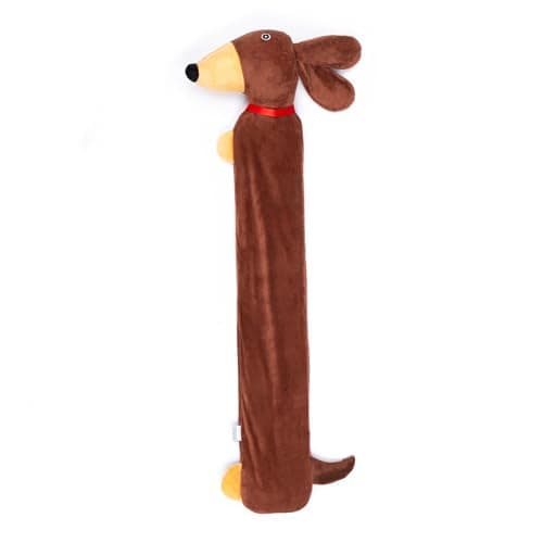 Image of LIVIVO 2L Large Hot Water Bottle with Sausage Dog Animal Cover – Microfibre Fleece Design Hot Water Bag for Winter Warmth, Pain & Stress Relief – Removable Washable Sleeve and Leakproof Screw Cap