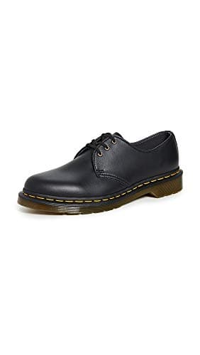 Image of Dr. Marten's 1461 Vegan, Unisex-Adult Lace-Up Flats, Black, 8 UK (42 EU)