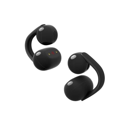 Image of Sony LinkBuds Clip Open-Ear Headphones, Comfortable Clip-On Design, 3 Listening Modes & Rich Sound, IPX4, Clear Calls, 37H Battery, AI Voice Assist, Tap Control, iOS & Android – Black