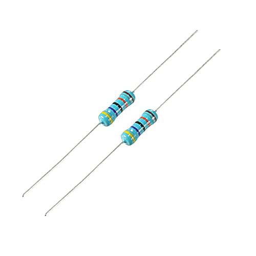 Image of Sourcingmap 60 Pcs Axial Lead 1% Tolerance Metal Film Resistor 470K Ohm 1/2W