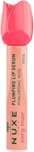 Image of Nuxe Very Rose Plumping Lip Serum 10ml, Hydrating & Volumising Lip Care, With Natural Hyaluronic Acid, Glossy Finish, 98% Natural-Origin Formula