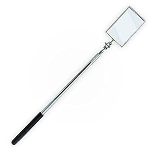 Image of Ullman Devices K-2L Rectangular Telescoping Inspection Mirror with Extra Long Handle, 2 1/8" x 3-1/2"
