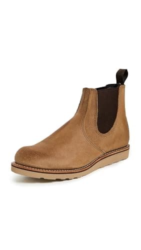 Image of Red Wing Mens Classic Chelsea Suede Leather Hawthorne Boots 7 UK