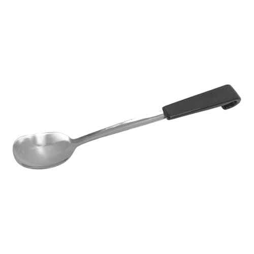 Image of Le Buffet Salad Spoon 30cm, Premium Kitchen Utensils, Catering, Stainless Steel Cooking Utensils, Ideal for Dining, Serving Spoon, Cooking, Catering, Deli, Sandwich Shop, Carvery (1, Black)