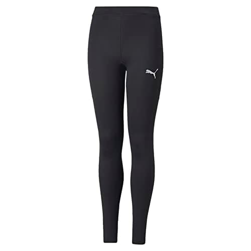Image of PUMA Unisex Kids Liga Baselayer Long Tight Jr Trousers, Puma Black, 7-8 Years UK