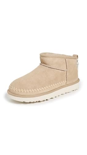 Image of UGG Classic Ultra Mini Biarritz Boots UK 3 Beige
