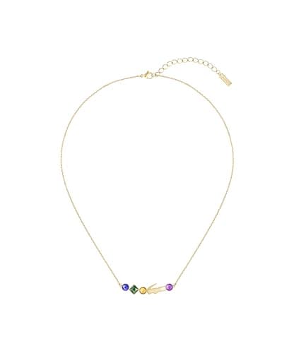 Image of Lacoste Women's DEVA Collection Chain Necklace in Yellow Gold - 2040360