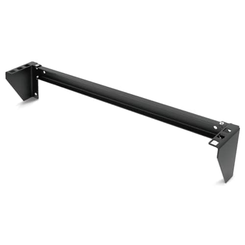 Image of Tecmojo 1U Vertical Wall Mount bracket, Foldable Patch Panel Bracket fit 19” Switch/IT/Data Equipment, Open Frame Server Rack with 44lbs(20kg) Capacity, Vertical/Horizontal Mounting