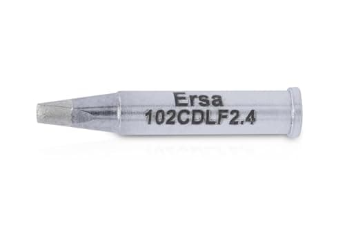 Image of Ersa i-Tip Ersadur 0102CDLF24 Long-life Soldering Tip Straight Chisel-Shaped 2.4 mm with Ersadur LF Coating