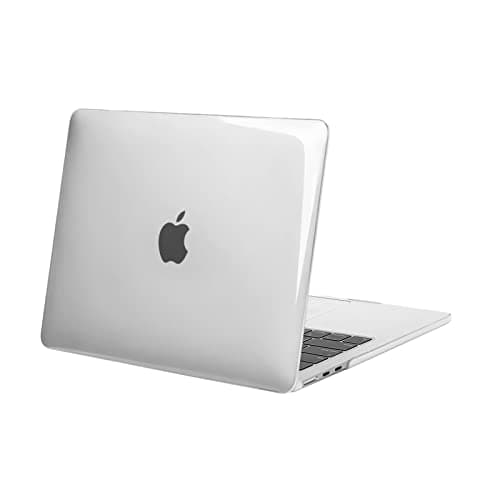 Image of MOSISO Compatible with MacBook Air 13 inch Case M5 M4 M3 M2 A3449 A3240 A3113 A2681, Protective Hard Shell Cover for MacBook Air 13.6-inch Liquid Retina Display 2026-2022 Release, Crystal Clear