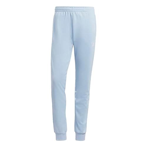 Image of adidas Originals Men's Adicolor Challenger Pants, Blue Dawn, Small