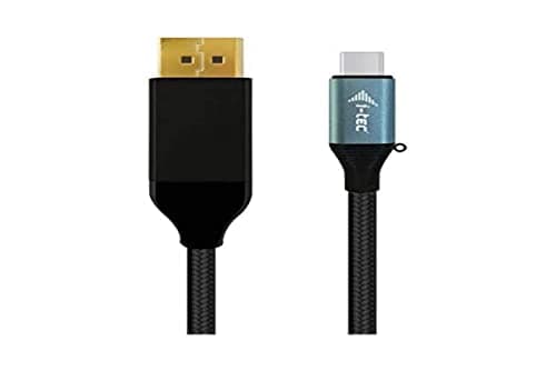 Image of i-tec USB-C to DisplayPort Cable Adapter 4K/60Hz - 200cm, Compatible with G-Sync/Freesync, HDR 400 – 1000