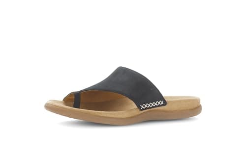 Image of Gabor Lanzarote, Women's Flat Sandals, Black, 6 UK (39 EU)