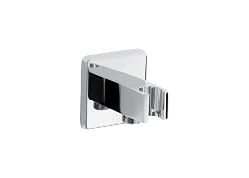 Image of Bristan C WOSQ02 C Contemporary Square Wall Outlet with Handset Holder Bracket