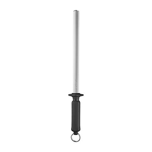 Image of HENCKELS 32525-261 ZWILLING Accessories Diamond Sharpening Steel, Black/Stainless Steel