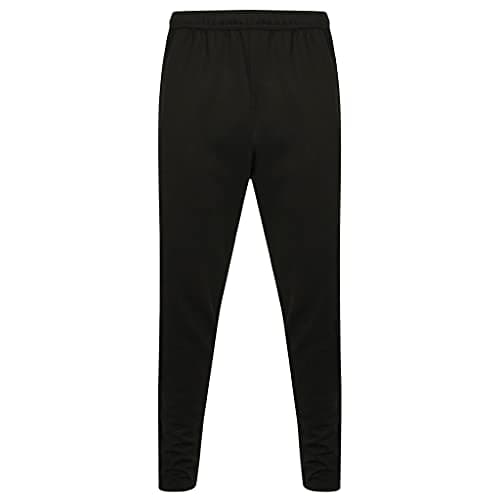 Image of Finden & Hales Mens Knitted Tracksuit Pants (XL) (Black/Red)