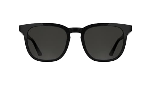 Image of Calvin Klein Men's Sunglasses CK25536S - Black with Solid Grey Lens