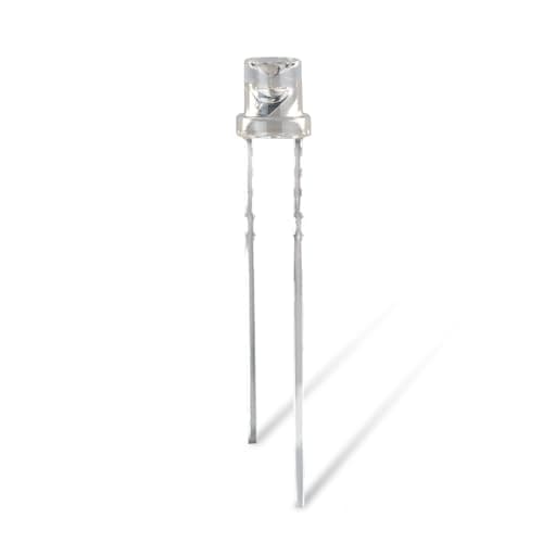 Image of Innfeeltech 100pcs 3mm Green Concave Head LED Diode Lights DC 1.9V~2.1V 20mA 3mm Electronics Emitting Components Light Diodes LEDs Bulb