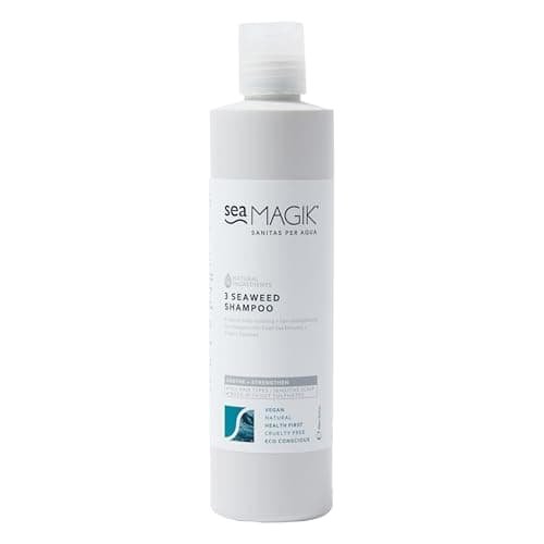 Image of Sea Magik - Seaweed Shampoo to Soothe Itchy Scalp, Psoriasis, and Eczema, with Hydrating Dead Sea Salt, Suitable for All Hair and Scalp Types, Vegan and Cruelty Free (300ml)