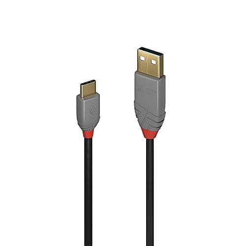 Image of Lindy 3m USB 2.0 Type A to C Cable, Anthra Line