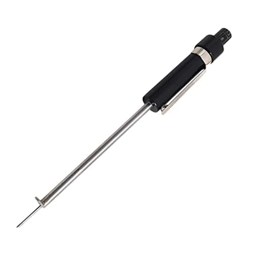 Image of zalati Brake Pad Thickness Gauge Brake Lining Thickness Measuring Device Brake Lining Thickness Gauge Measuring Tool Ruler Garage Tool Automotive Accessories for Measuring - Black Silver