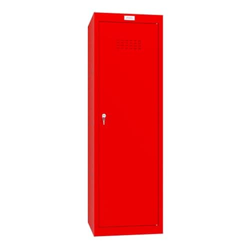 Image of Phoenix CL1244RRK Size 4 Red Cube Locker with Key Lock