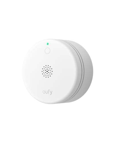 Image of eufy Smoke Detector E10, Precise Fire Alarms, Ultra Compact 70 mm Design, Extended 5 Year Battery, Large Wireless Range, Requires EU Version of HomeBase 2, 3, Mini or Pro