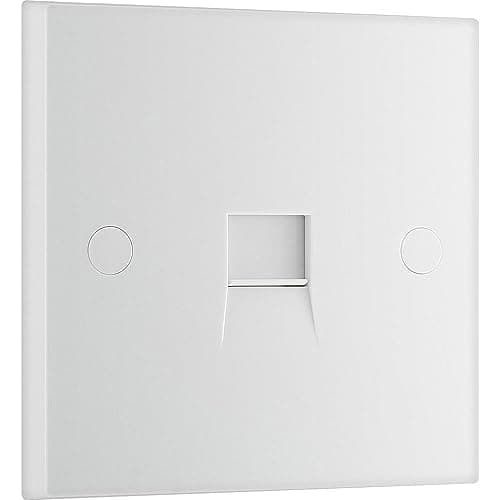 Image of BG Electrical Single Master Telephone Slave Socket