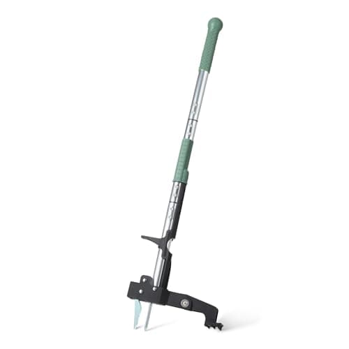 Image of Amazon Basics – Weed Puller, 4 Claw, 39.61" (100.6cm), Black/Olive