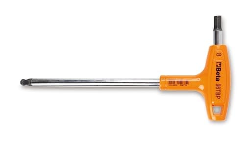 Image of Beta 960686 Model 96 T-BP3 Ball Head Offset Hexagon Key with High Torque Handle, 3 mm Size