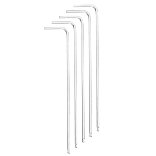 Image of sourcing map 5pcs Ball End Hex Key Wrench 1.5mm CR-V Steel L-Shape Hexagon Metric Wrenches Repairing Tool for Home DIY Bike Motorcycle Repair