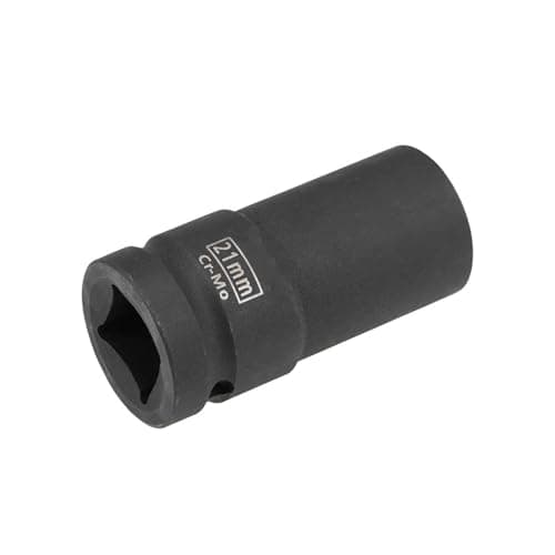 Image of TA-VIGOR 3/4-Inch Drive by 21mm Deep Impact Socket, 6-Point, Durable Reliable Cr-Mo Alloy Steel, 78mm Length Metric for Home Car Repair