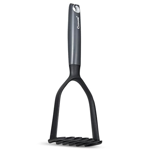 Image of Culinare Potato Masher, Plastic, Does Not Scratch Non-Stick Cookware, Heat Resistant, Make Easy and Smooth Mash, Vegetable Ricer, Dishwasher Safe