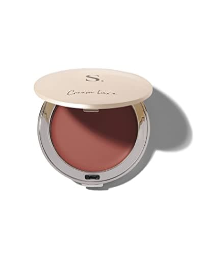 Image of Cream Luxe Blush from Sculpted by Aimee Connolly (Dusty Rose) – 7g Vegan Multi-Purpose Blusher for Dewy Glow