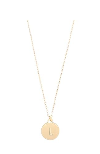 Image of Kate Spade New York L Mini Pendant, Gold