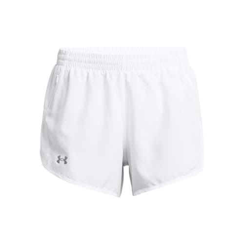 Image of Under Armour Women's UA Fly By 3'' Shorts Shorts White