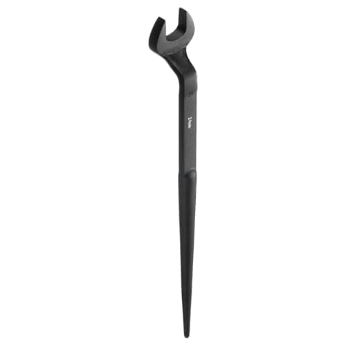Image of sourcing map Single Open End Spanner Wrench 24mm 15 Degree Angle Single Open End Metric Construction Spanner Wrenches with 60°Offset Handle for Automotive Mechanical Maintenance
