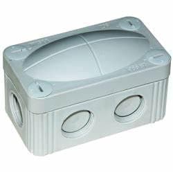 Image of WISKA Box Combi 206 Grey Empty IP66 Weatherproof Outdoor External Junction Box