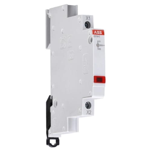 Image of ABB E219-C LED red indicator light for distribution board 115-250V AC (2CCA703401R0001)