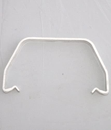 Image of FLOPLAST 114mm Square Gutter Clip - White - Bag of 2