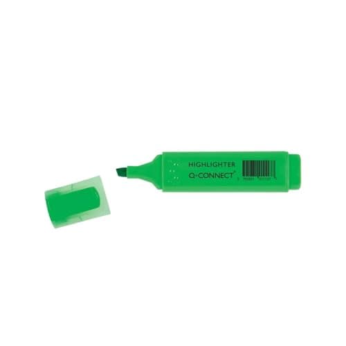Image of Q-Connect Green Highlighter Pen [Pack of 10]