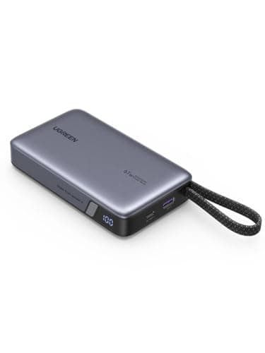 Image of UGREEN Nexode 67W Power Bank Fast Charging 20000mAh with Built-in USB C Cable 3-Way Output Portable Charger 65W Input Battery Pack Compatible with Laptop, iPad, iPhone 17/16, Galaxy S25, Redmi, Poco