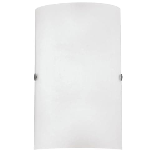 Image of Eglo Troy 3 wall Light, matt Nickel Steel and White satined Glass wall lamp, E14 Socket