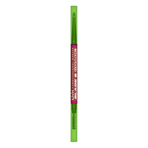 Image of NYX Professional Makeup Blade & Shade, Nano Brow Mechanical Pencil, Up to 16HR wear, Smooth-glide pigment, Smudge-Proof Formula, Shade: Rich Auburn, 1 count