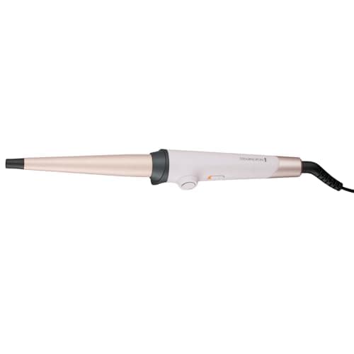Image of Remington Curling Wand [Advanced Ceramic + Almond Oil] Almond Allure Series (13–25mm Tapered Barrel, 30 Heat Settings, Fast Heat-Up, Worldwide Voltage) CI4807
