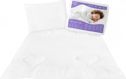 Image of Baby Comfort 4.5 Tog Duvet Quilt 120x90 cm with Pillow fits Toddler Cot Bed 12M+
