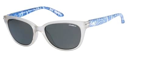 Image of O'Neill Women's Polarized Sunglasses - Matte light grey/Solid smoke Lens - ONKEALIA2.0-113P size 55-18-140 mm